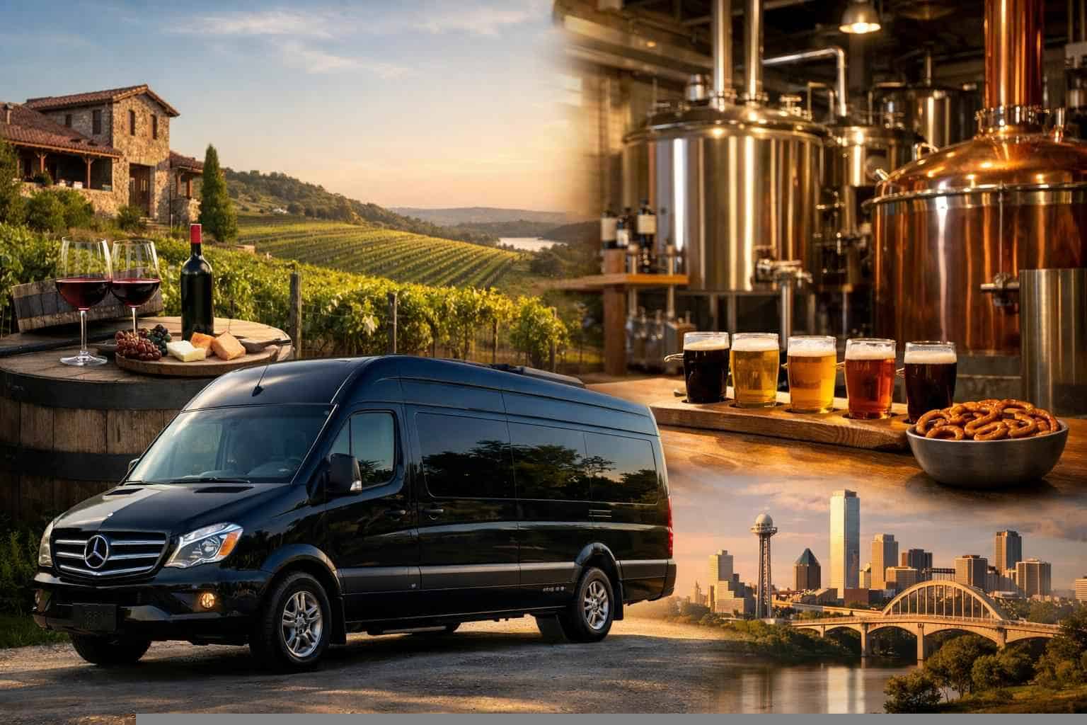 Can You Handle Multi-Stop Winery Brewery City Tours Around Garland Texas
