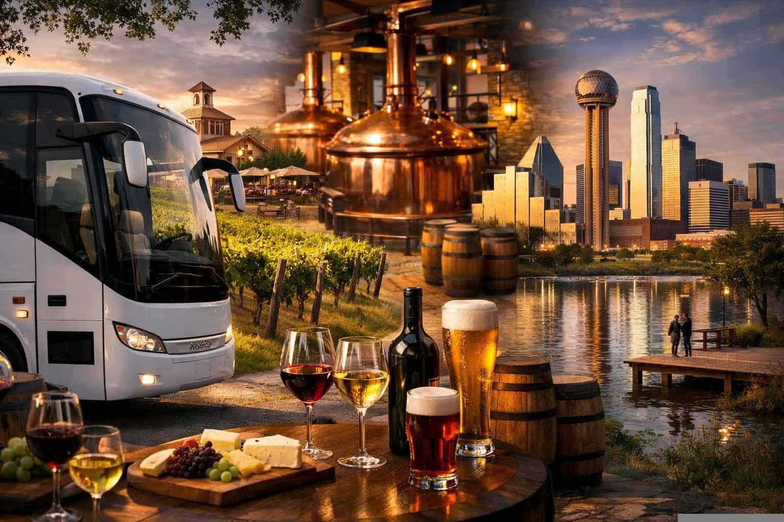 Can You Handle Multi-Stop Winery Brewery City Tours Around Garland Texas