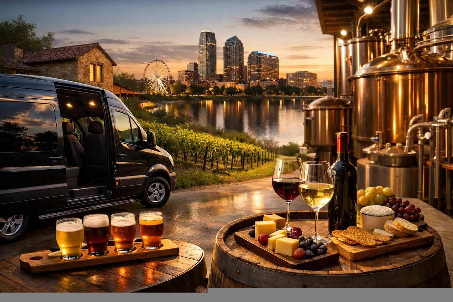 Can You Handle Multi-Stop Winery Brewery City Tours Around Garland Texas