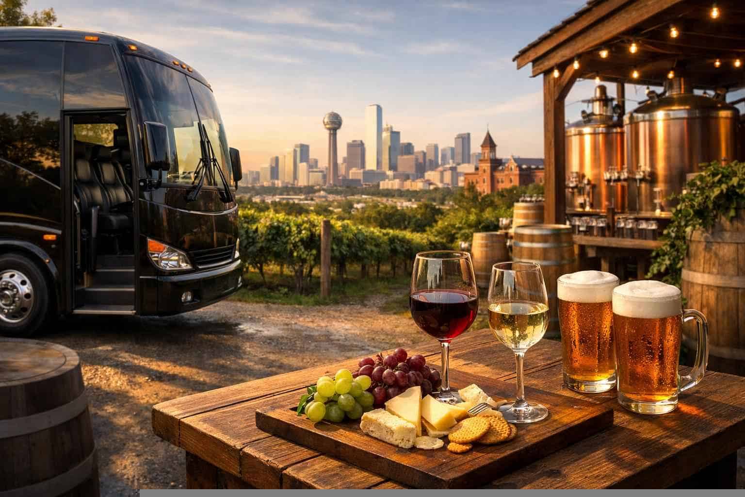 Can You Handle Multi-Stop Winery Brewery City Tours Around Garland Texas?