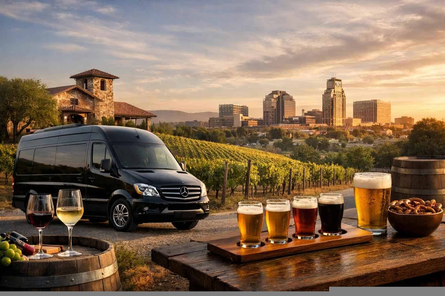 Can You Handle Multi-Stop Winery Brewery City Tours Around Garland Texas?