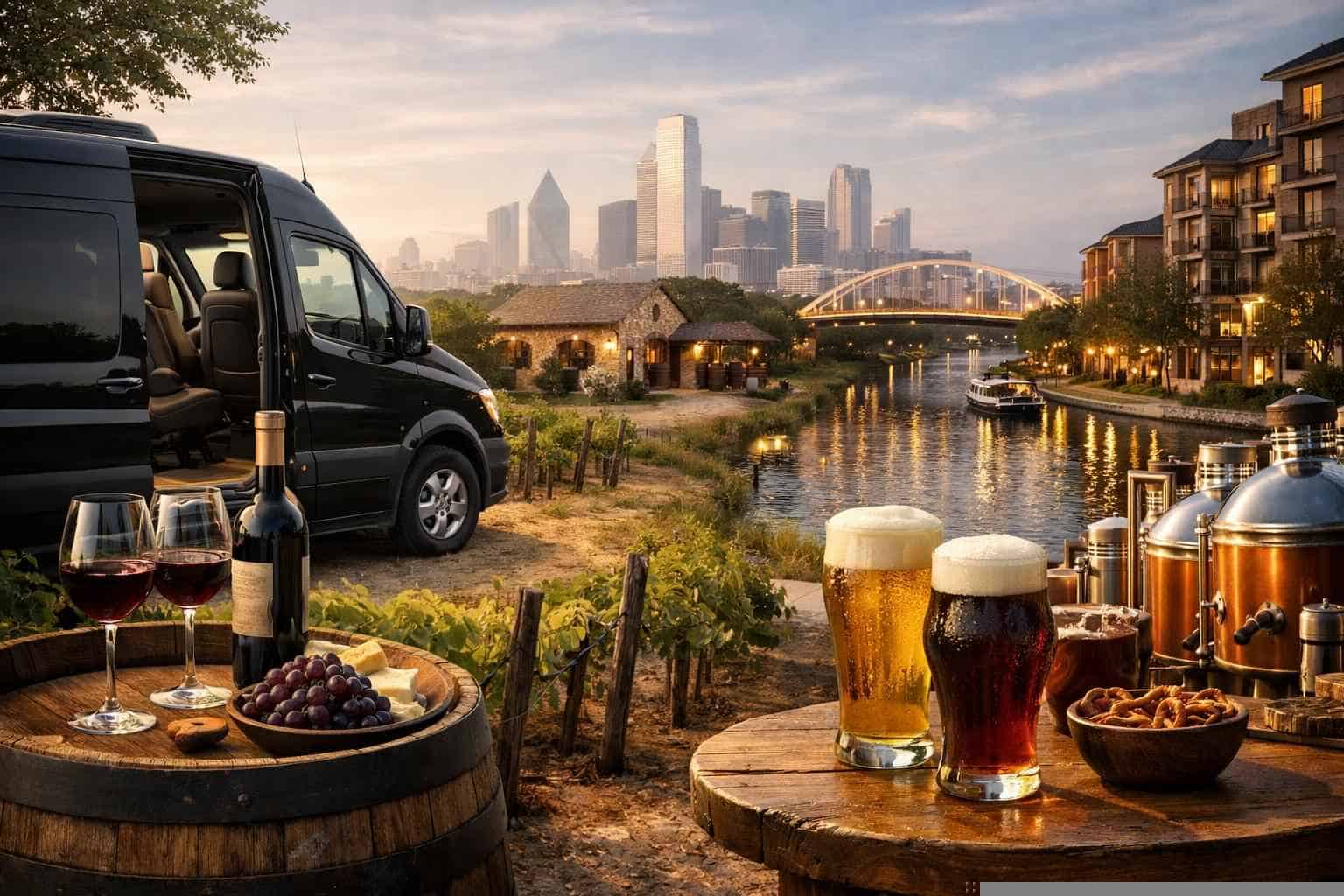Can You Handle Multi-Stop Winery Brewery City Tours Around Irving Texas