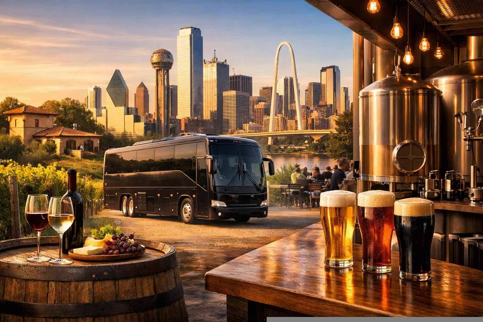 Can You Handle Multi Stop Winery Brewery City Tours Around Irving Texas?