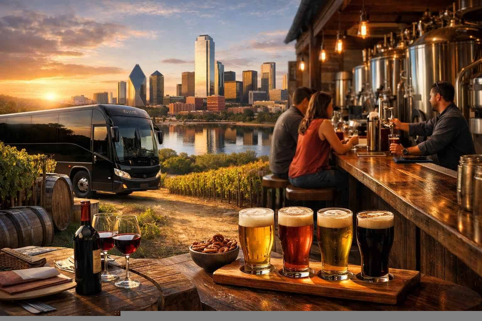 Can You Handle Multi-Stop Winery Brewery City Tours Around Irving Texas