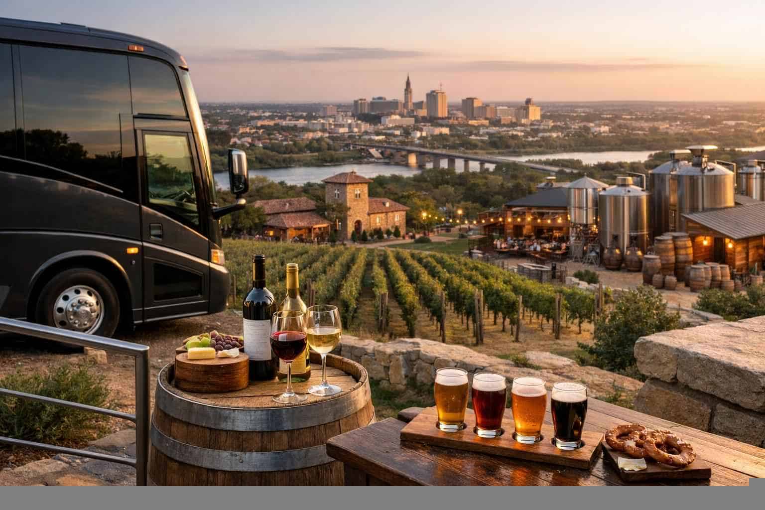 Can You Handle Multi-Stop Winery Brewery City Tours Around Laredo Texas?