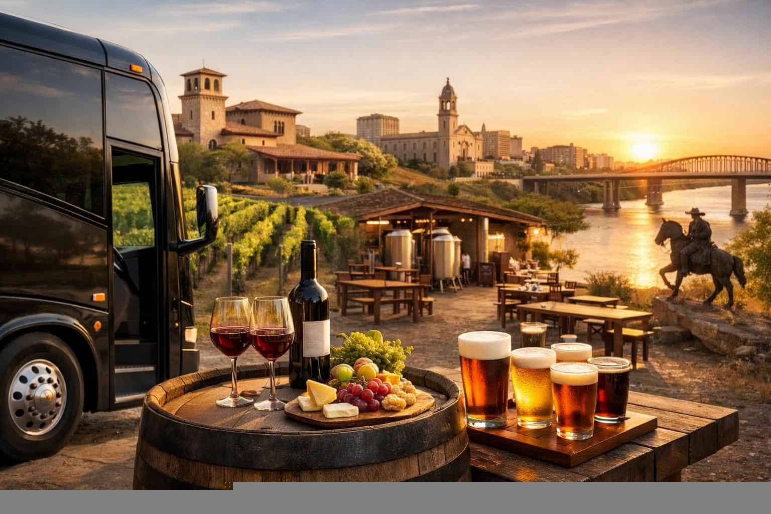Can You Handle Multi-Stop Winery Brewery City Tours Around Laredo Texas?