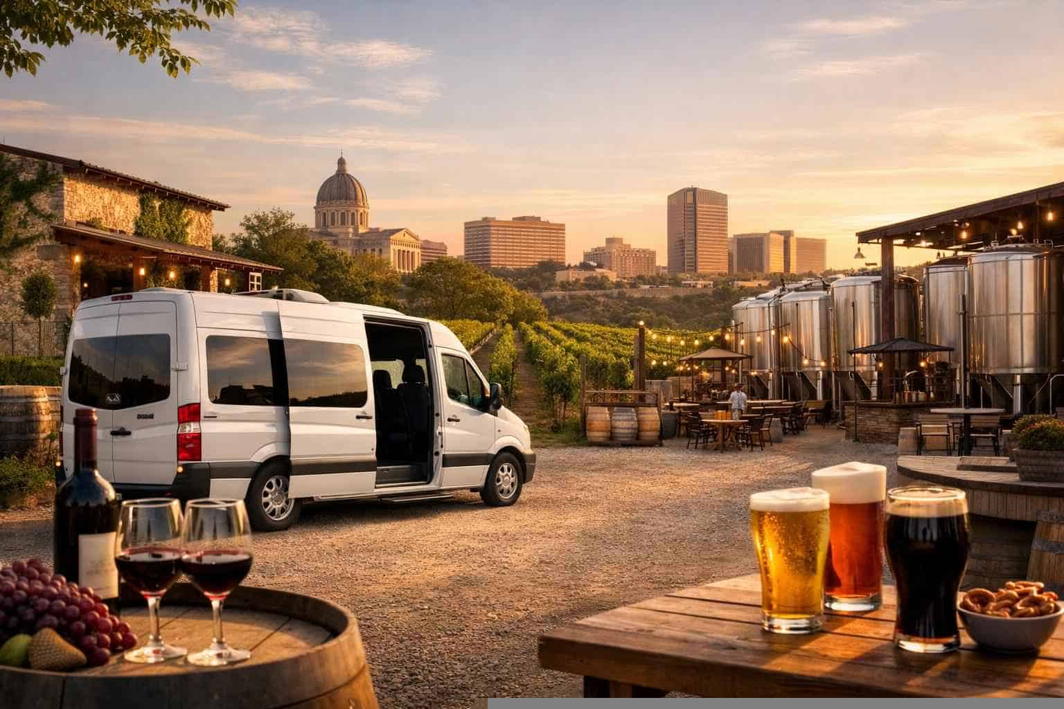 Can You Handle Multi Stop Winery Brewery City Tours Around Laredo Texas