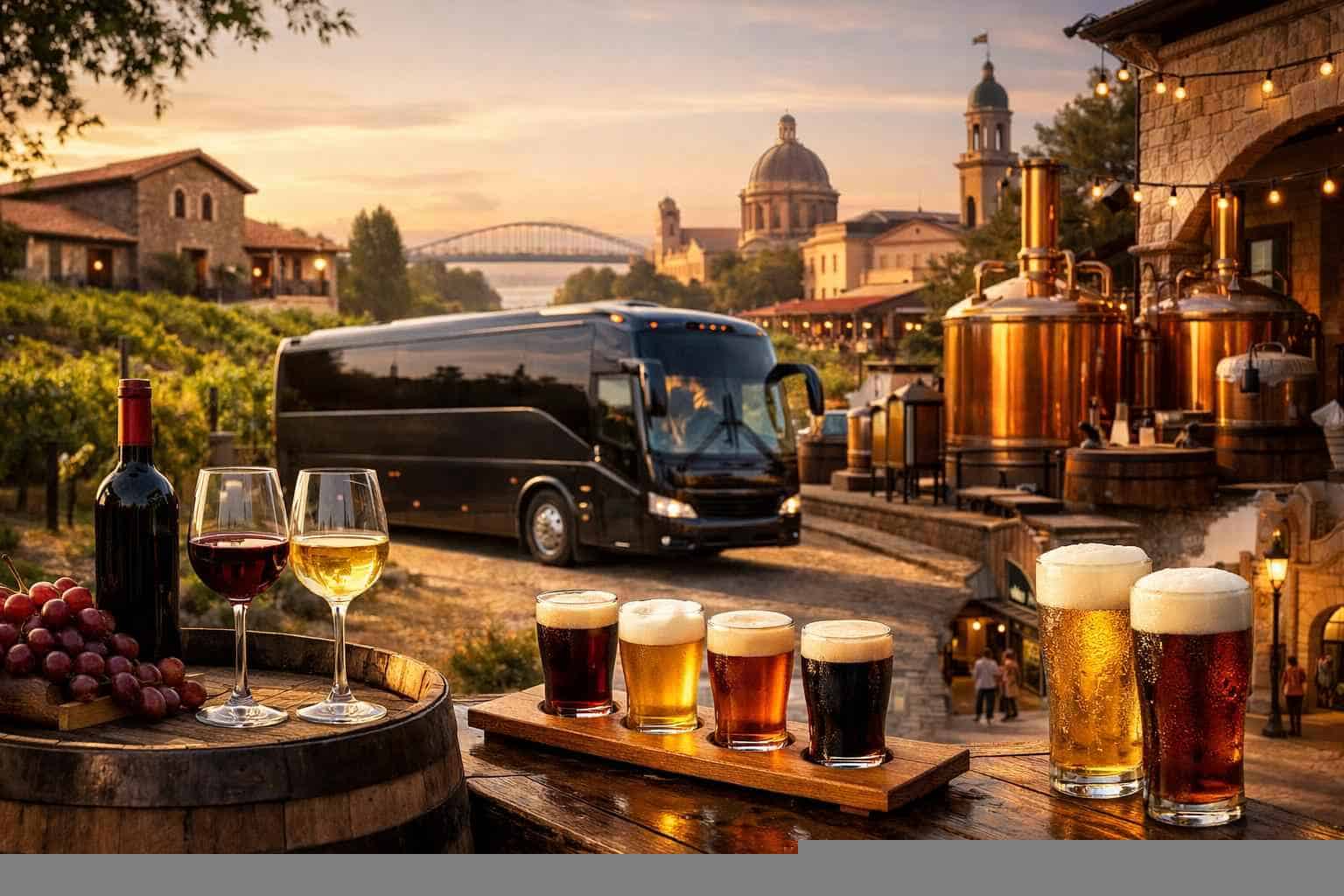 Can You Handle Multi-Stop Winery Brewery City Tours Around Laredo Texas?