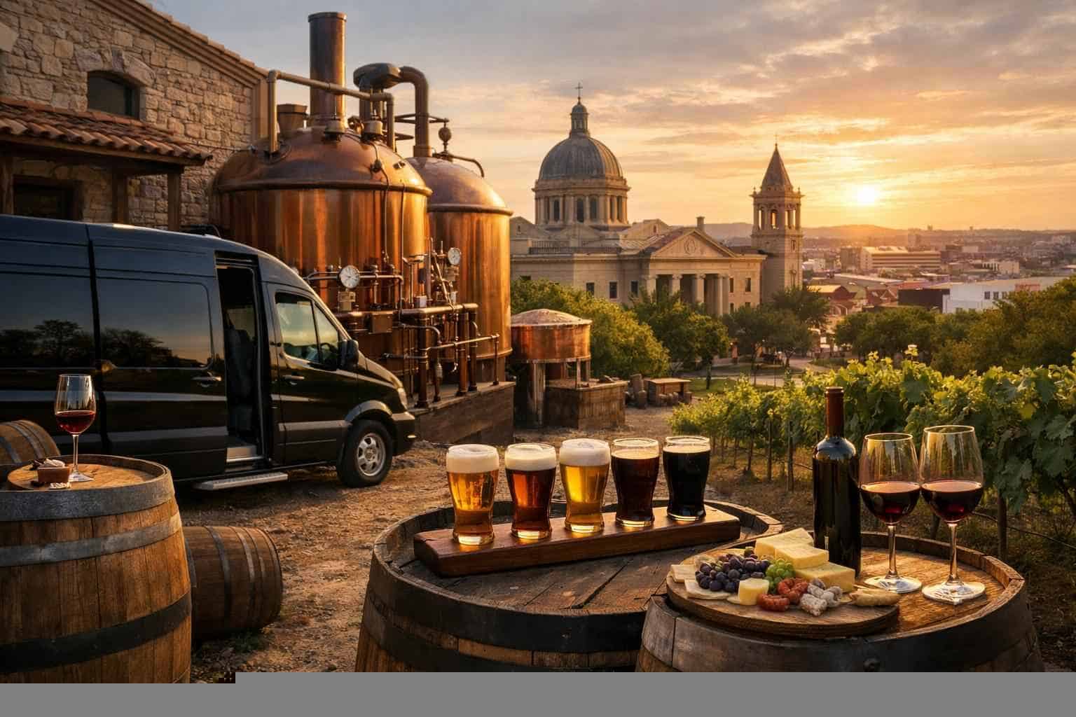 Can You Handle Multi Stop Winery Brewery City Tours Around Laredo Texas