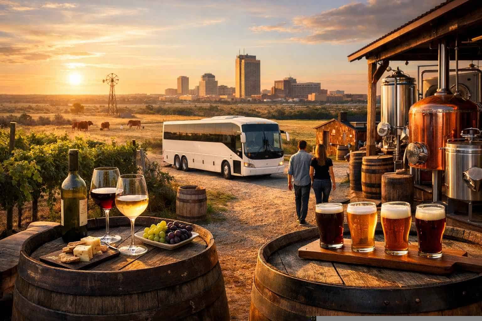 Can You Handle Multi Stop Winery Brewery City Tours Around Lubbock Texas