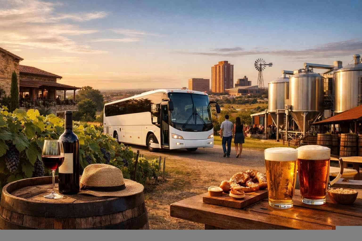 Can You Handle Multi Stop Winery Brewery City Tours Around Lubbock Texas?