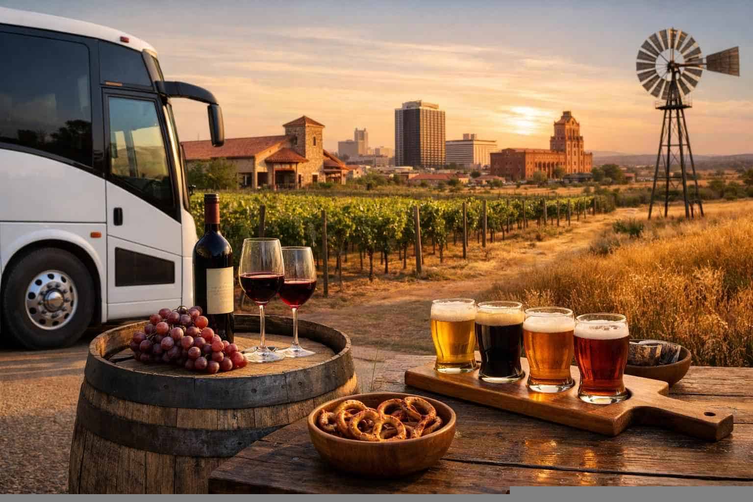 Can You Handle Multi Stop Winery Brewery City Tours Around Lubbock Texas