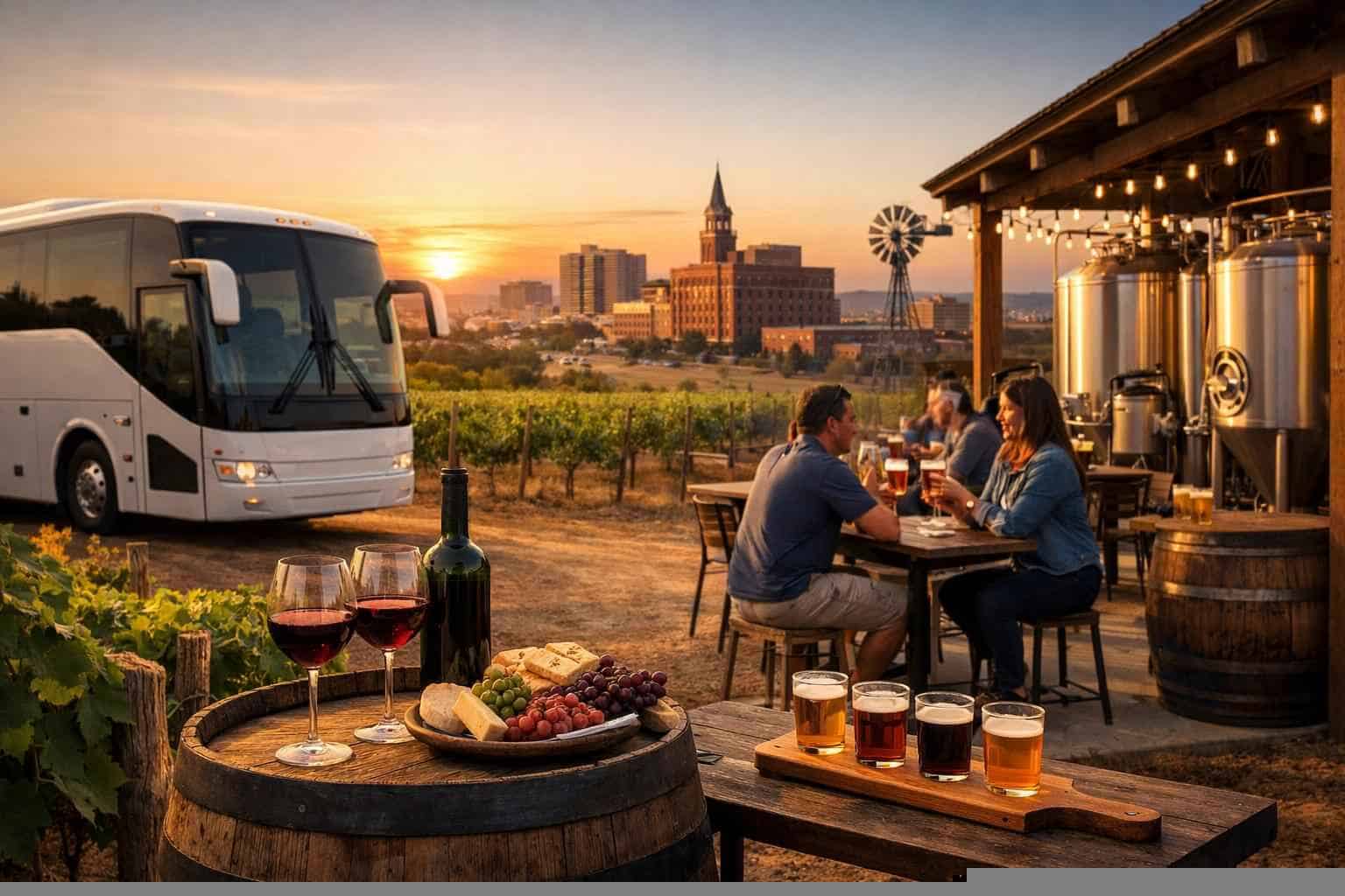 Can You Handle Multi Stop Winery Brewery City Tours Around Lubbock Texas