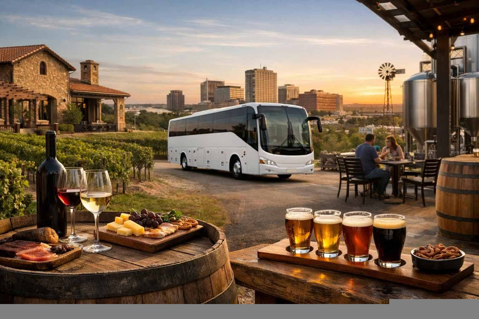Can You Handle Multi-Stop Winery Brewery City Tours Around Lubbock Texas?