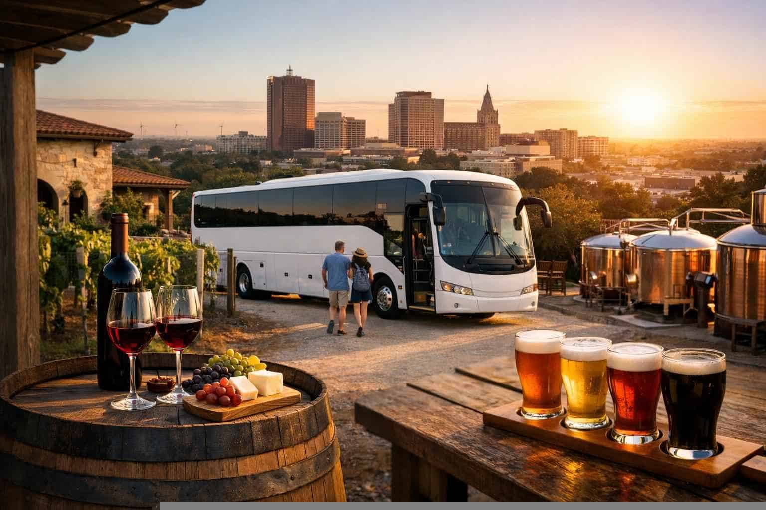 Can You Handle Multi-Stop Winery Brewery City Tours Around Lubbock Texas?
