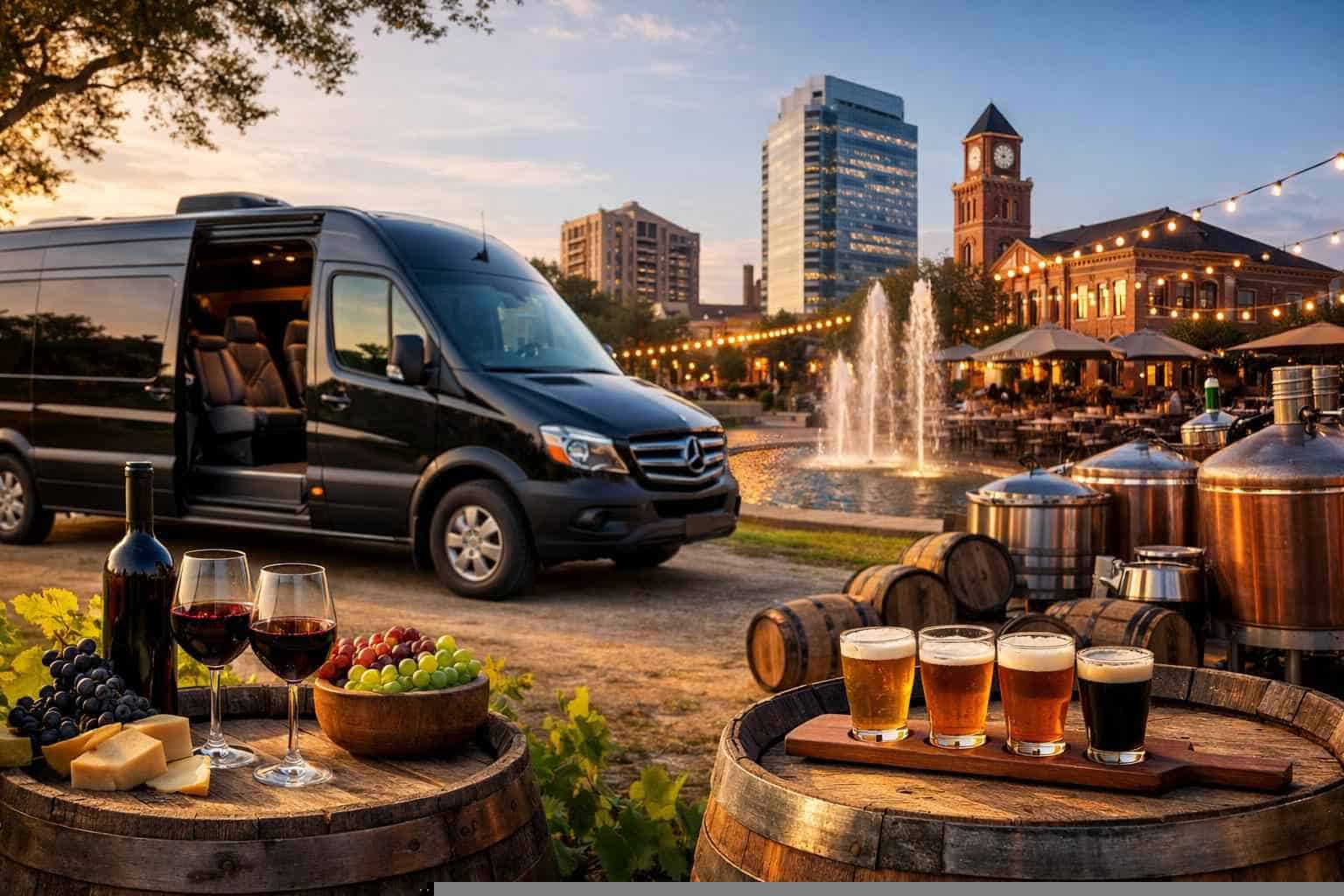 Can You Handle Multi Stop Winery Brewery City Tours Around Plano Texas