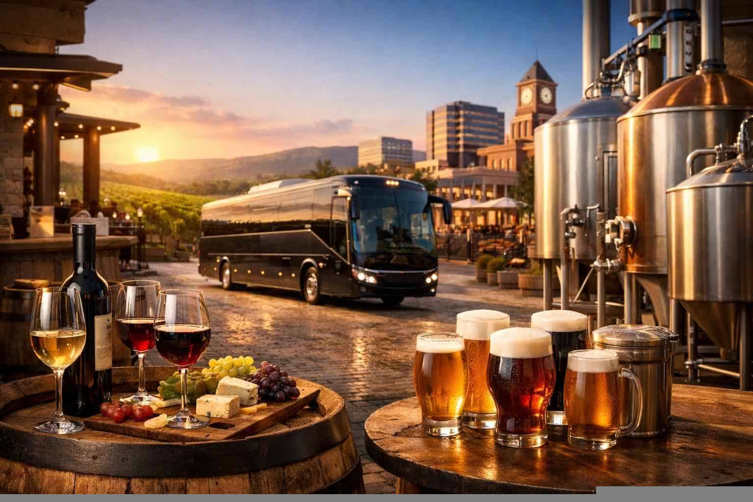 Can You Handle Multi Stop Winery Brewery City Tours Around Plano Texas