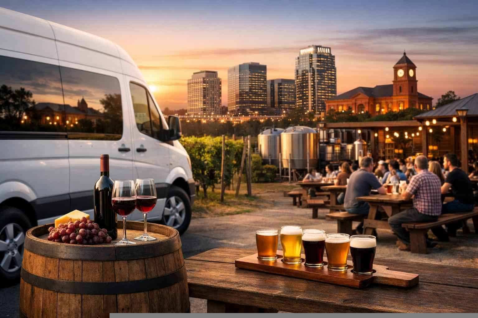 Can You Handle Multi Stop Winery Brewery City Tours Around Plano Texas?