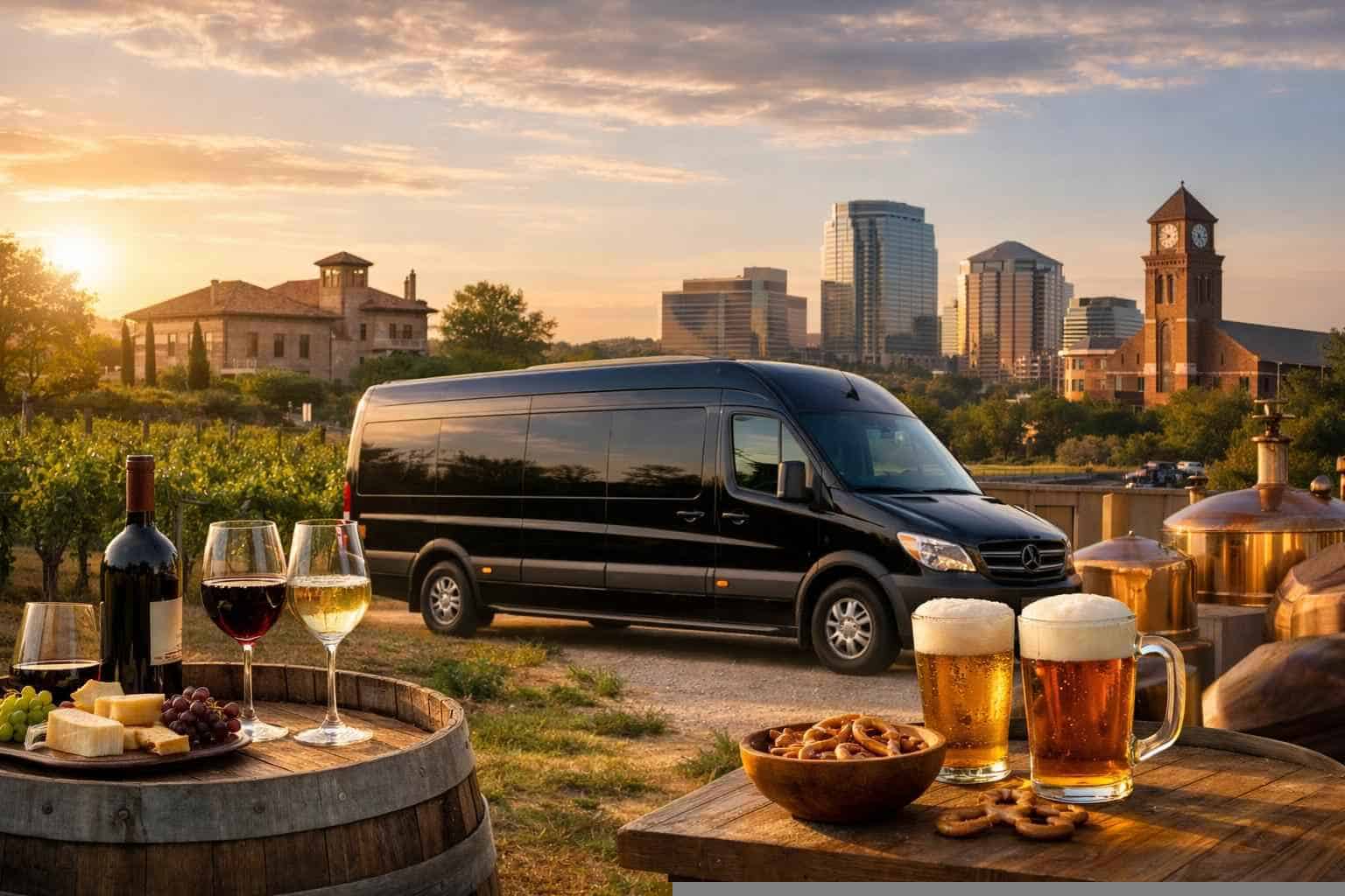 Can You Handle Multi Stop Winery Brewery City Tours Around Plano Texas
