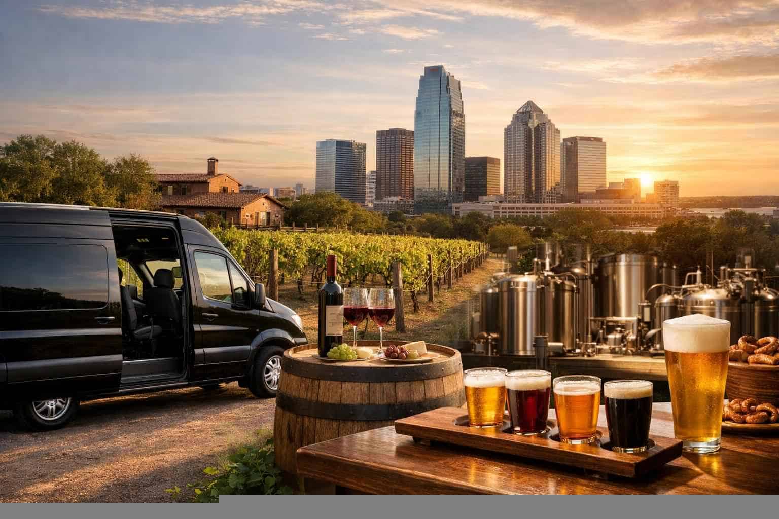 Can You Handle Multi-Stop Winery Brewery City Tours Around Plano Texas?