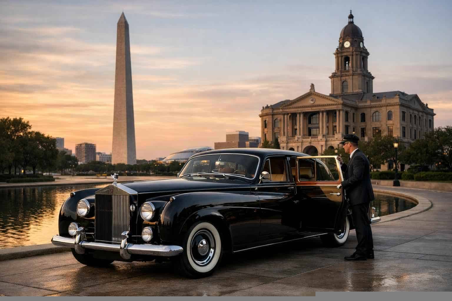 Classic Car Chauffeur Services in Arlington Texas