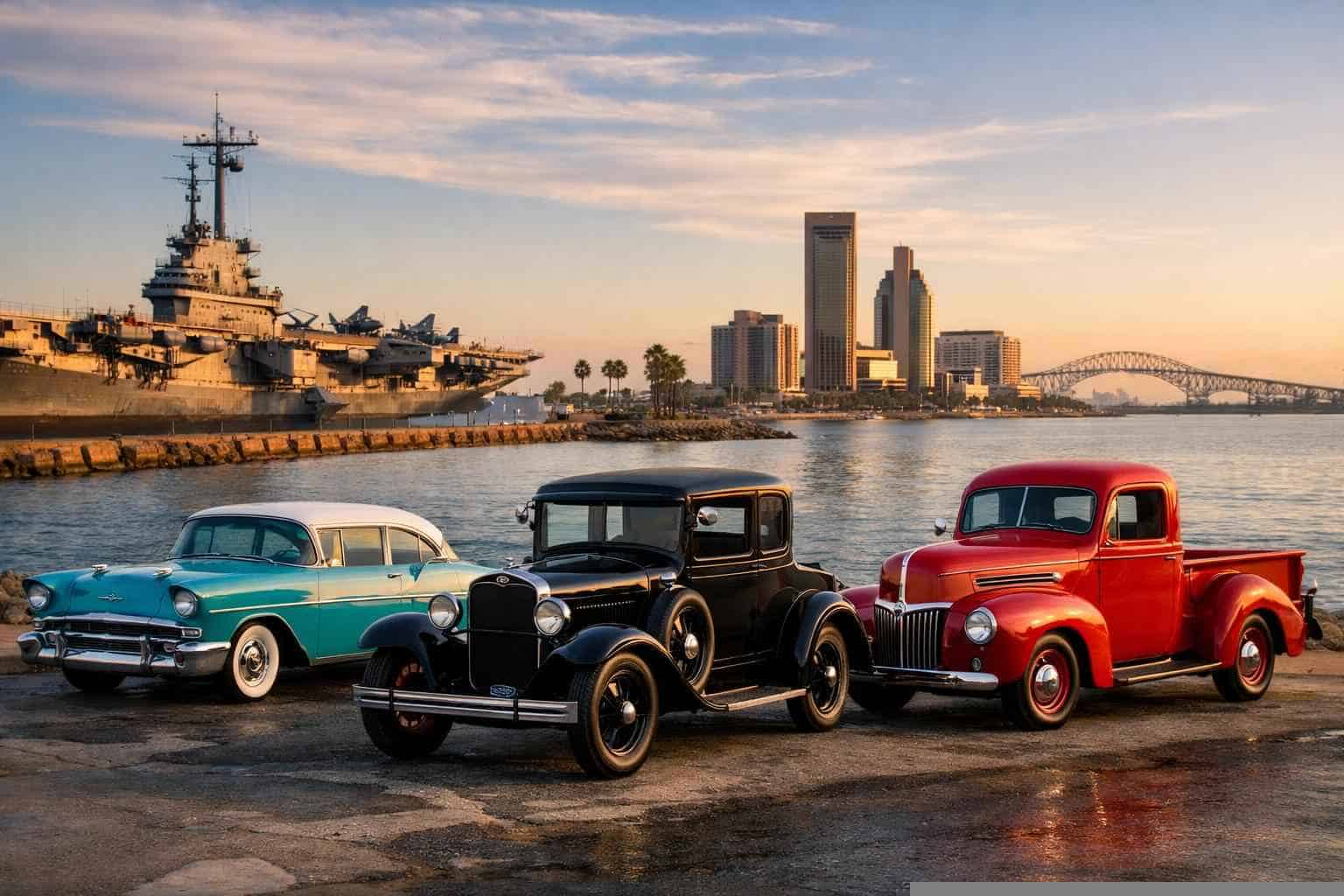 Corpus Christi Texas Antique Vehicles