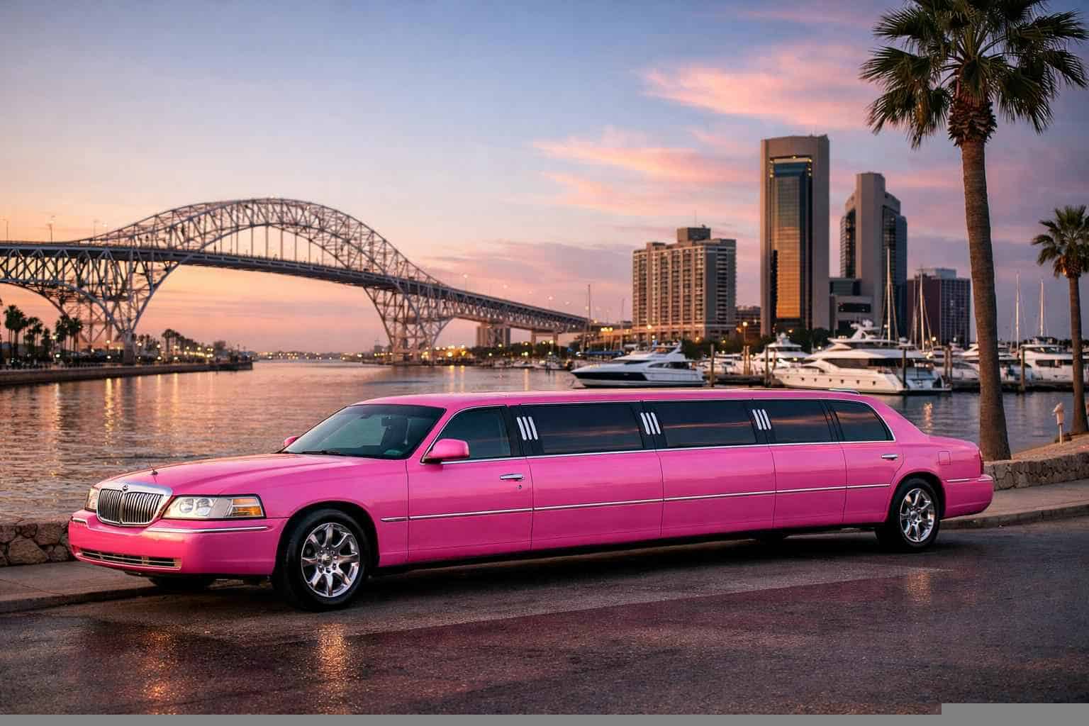 Corpus Christi Texas Pink Limos