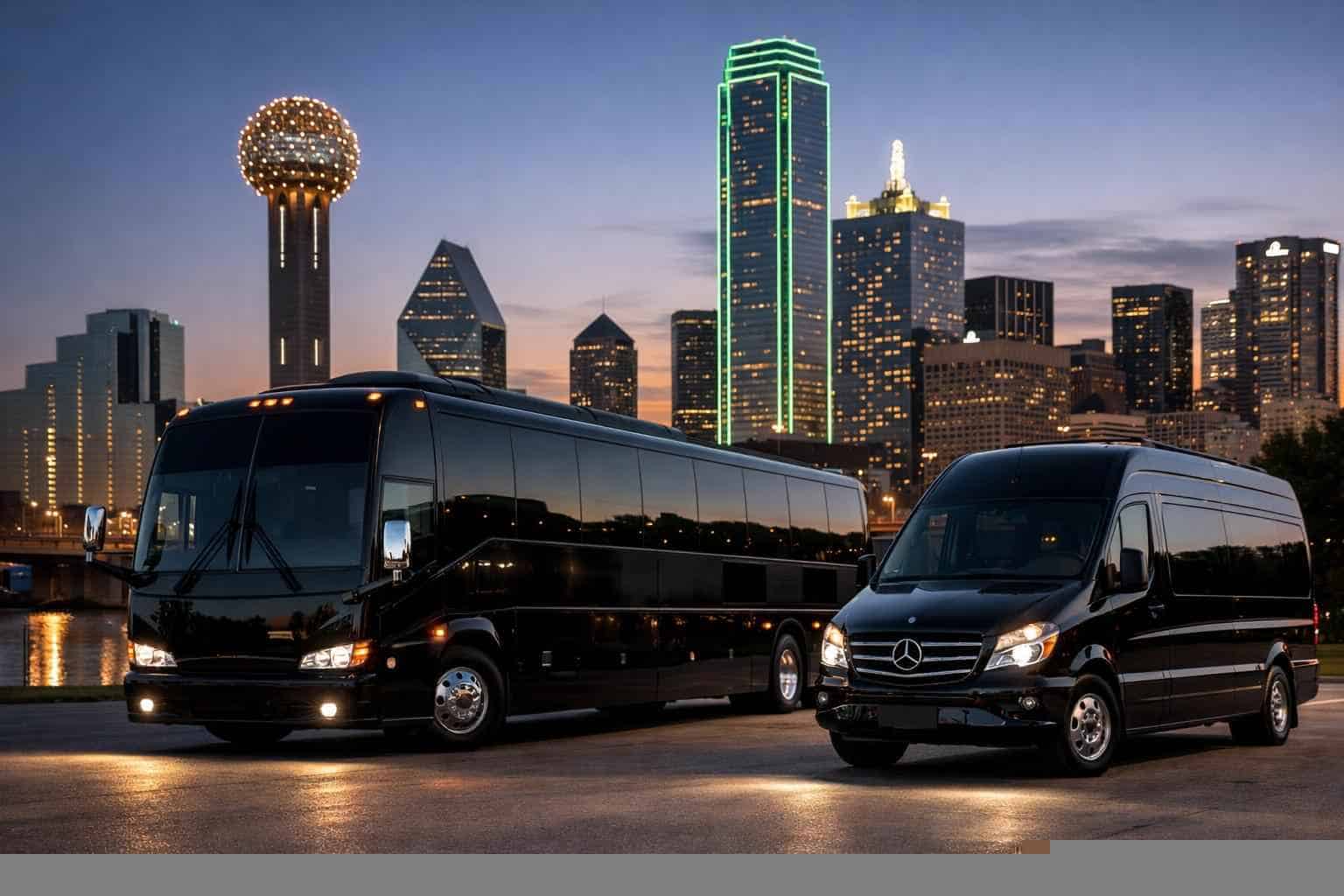 Luxury Black Party Buses In Dallas Texas