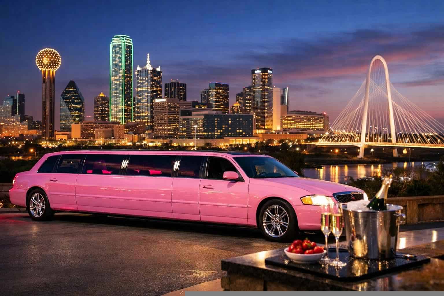 Pink Limo Service Near Me In Dallas TX