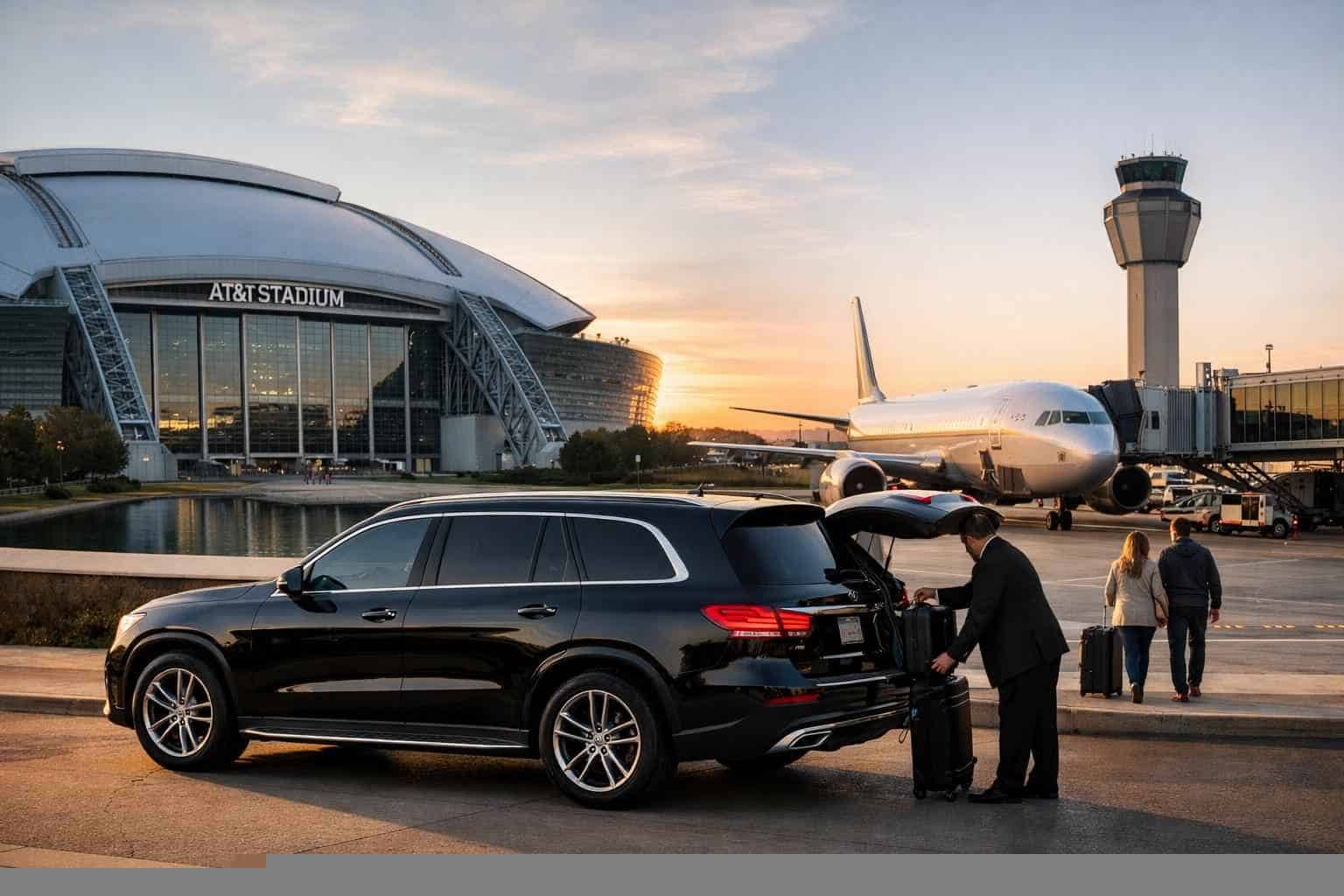 Do you offer transfers between Arlington Texas and the main airports?