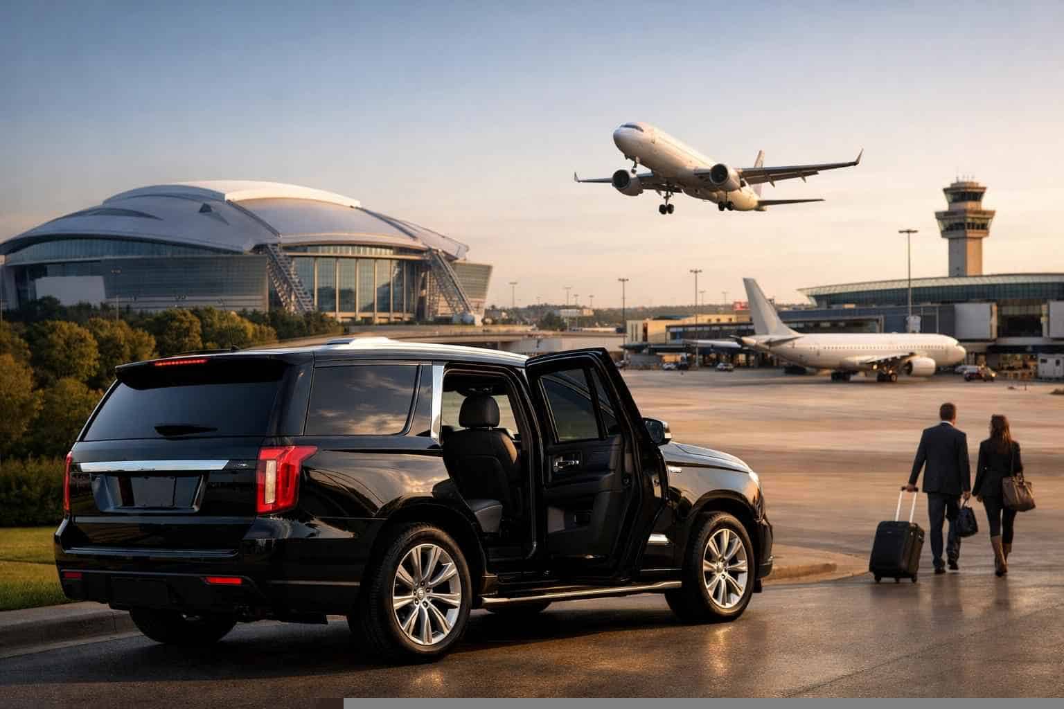 Do you offer transfers between Arlington Texas and the main airports?