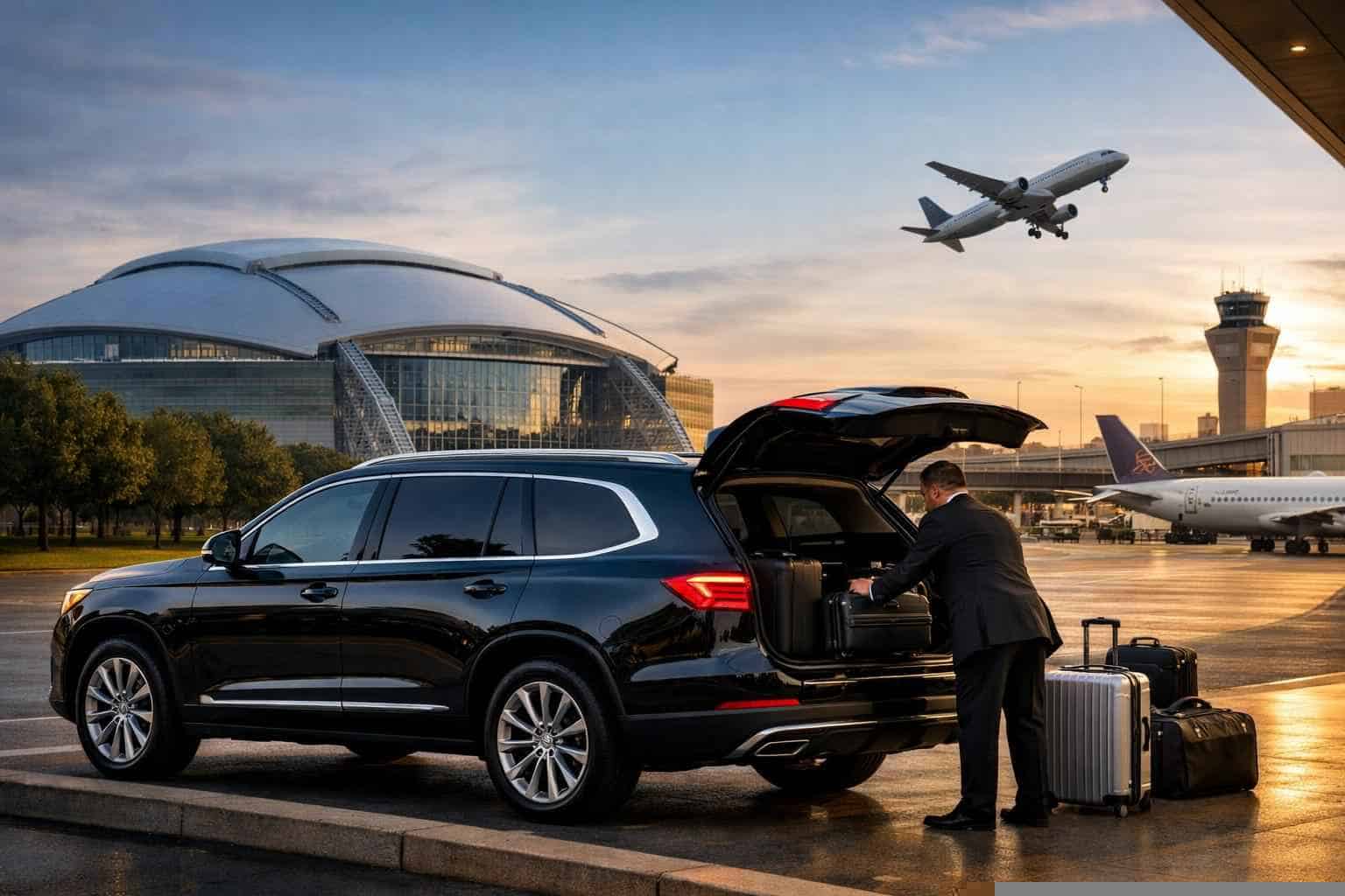 Do you offer transfers between Arlington Texas and the main airports?