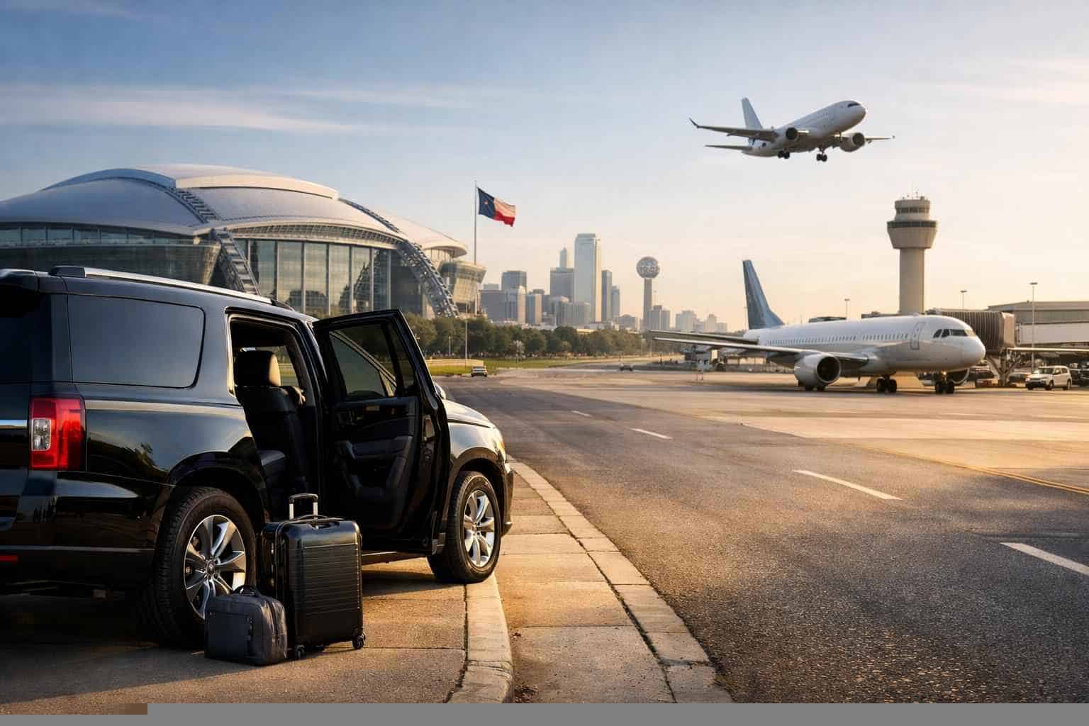 Do you offer transfers between Arlington Texas and the main airports?