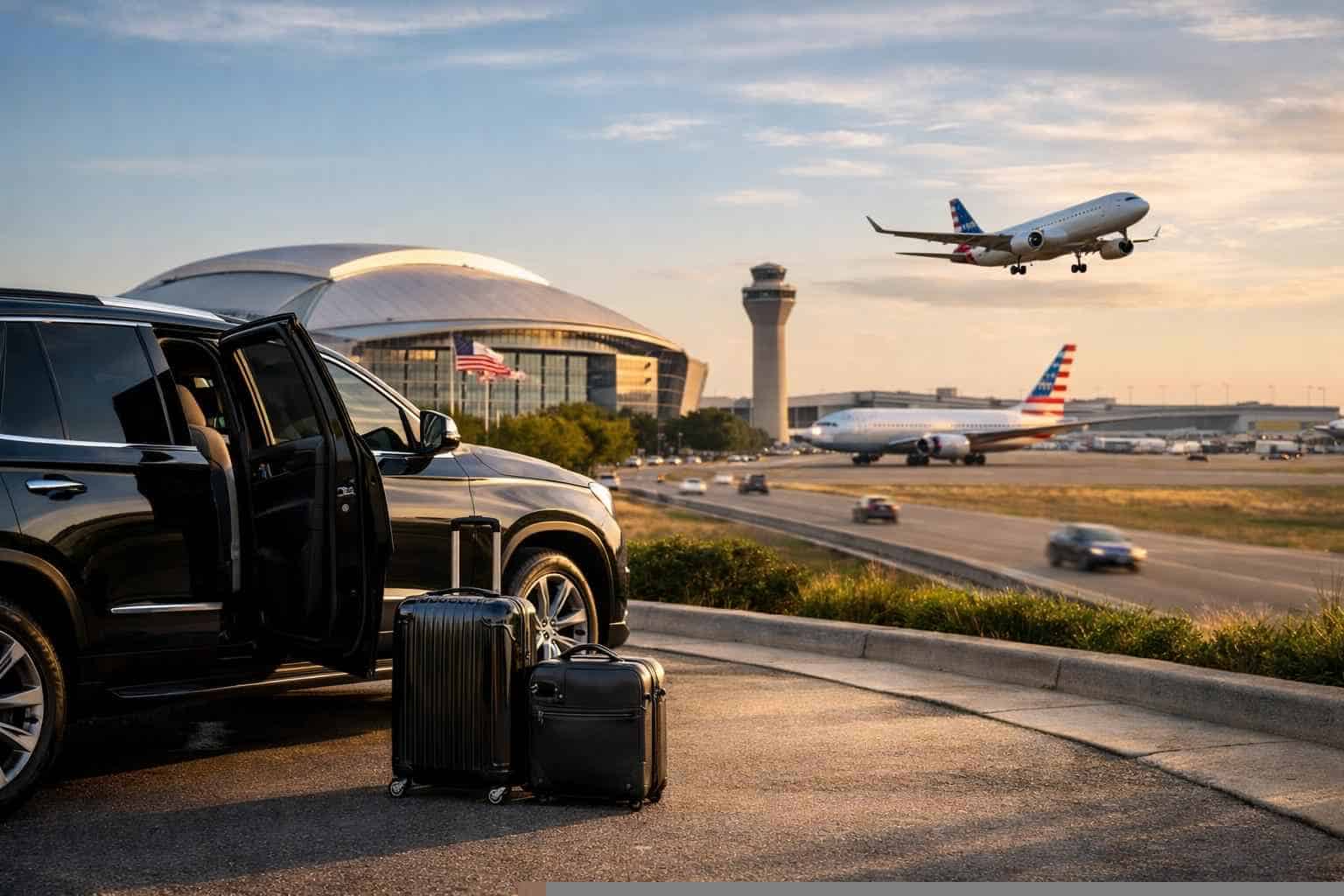 Do you offer transfers between Arlington Texas and the main airports
