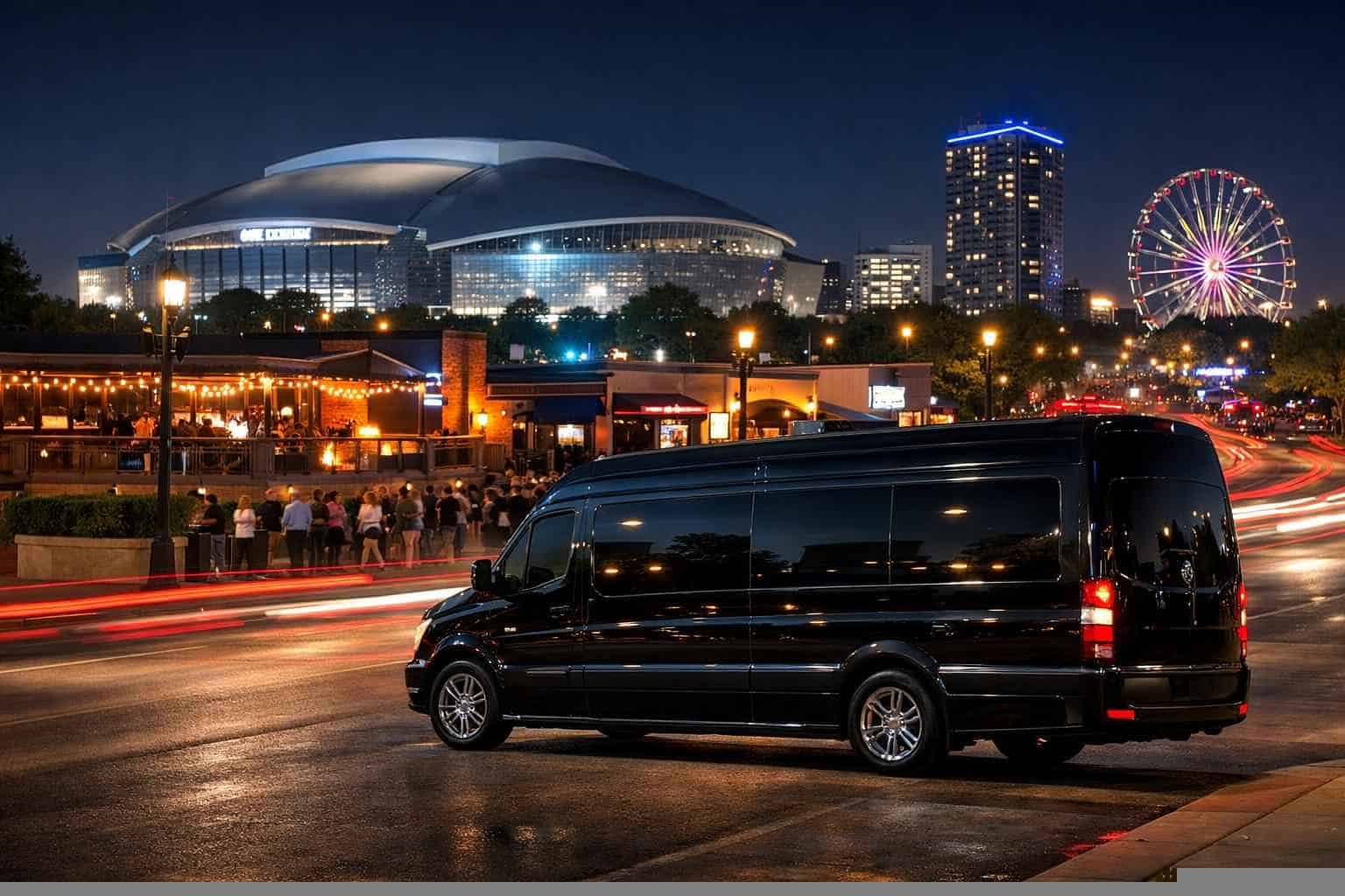 Do you service nightlife areas and downtown districts in Arlington Texas for hourly charters?