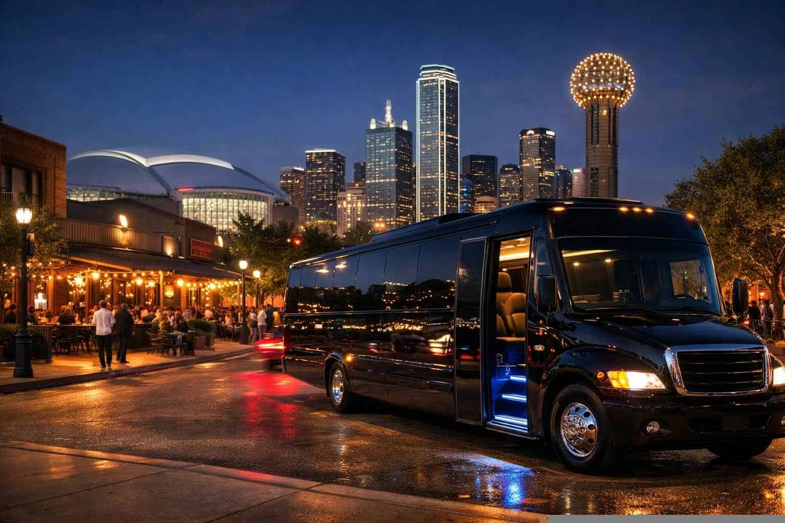 Do you service nightlife areas and downtown districts in Arlington Texas for hourly charters?
