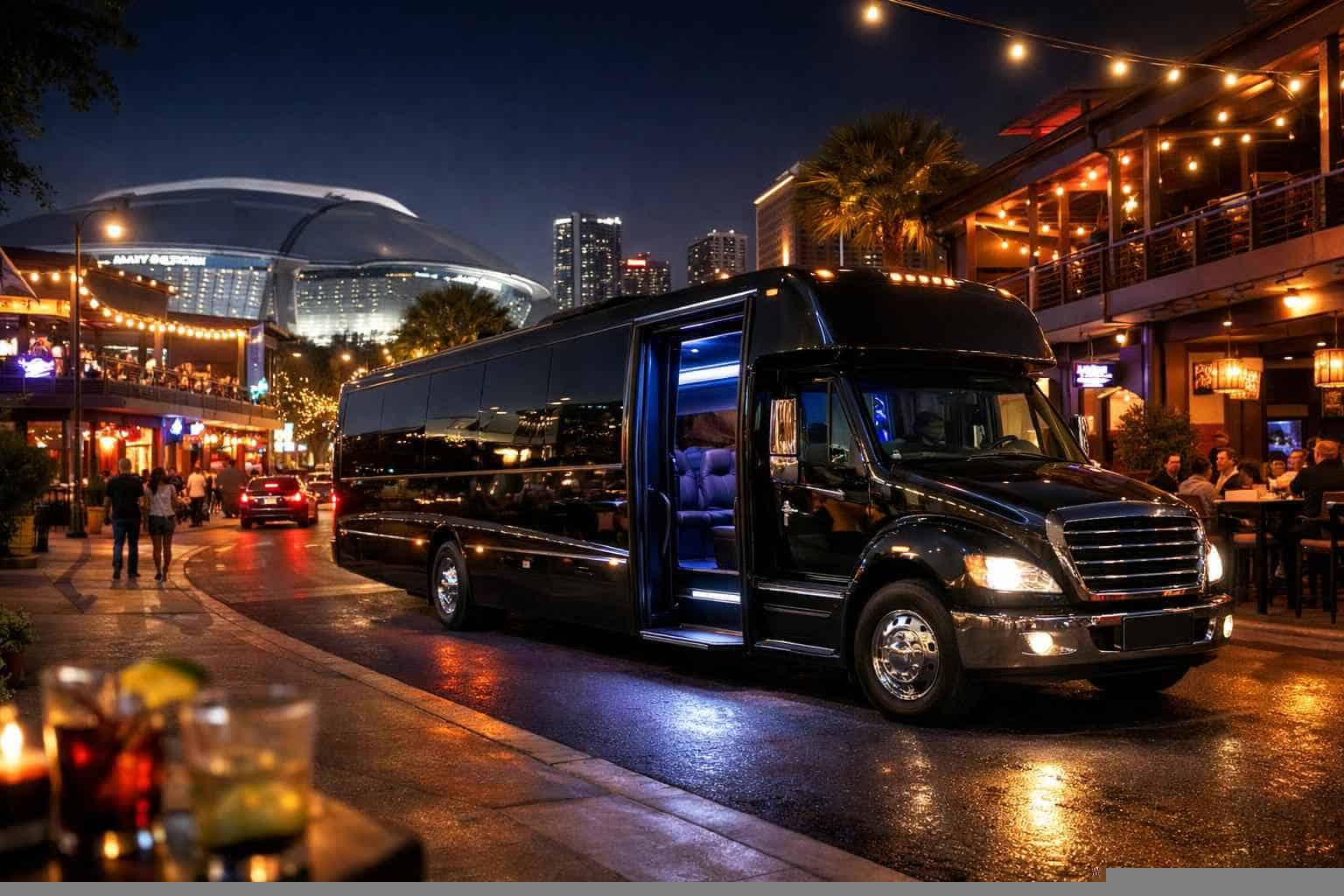 Do You Service Nightlife Areas And Downtown Districts In Arlington Texas For Hourly Charters