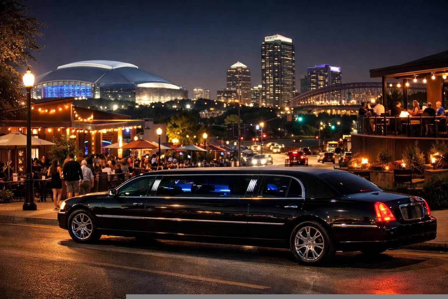 Do you service nightlife areas and downtown districts in Arlington Texas for hourly charters?