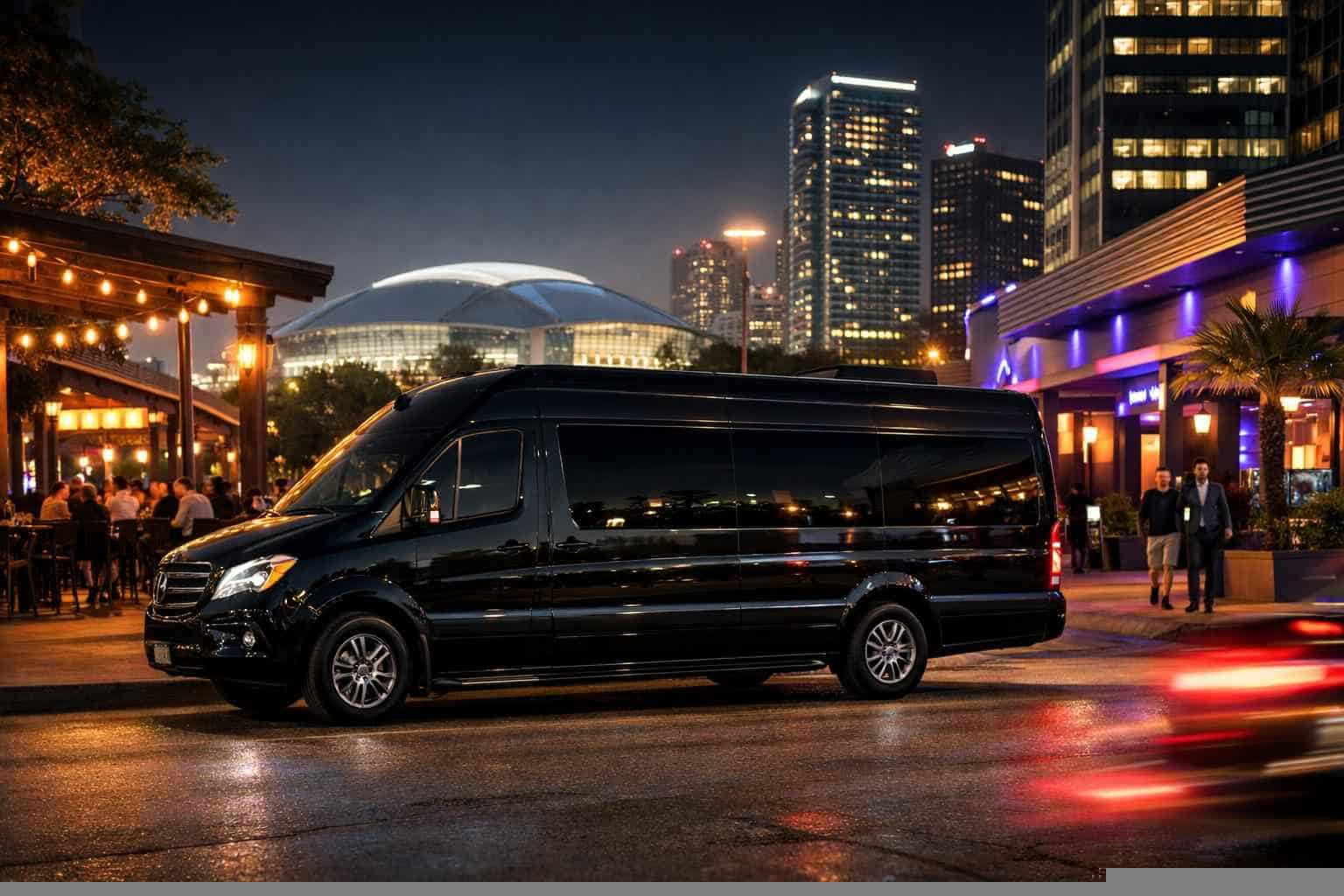 Do you service nightlife areas and downtown districts in Arlington Texas for hourly charters
