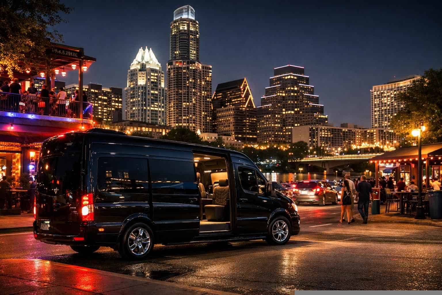 Do you service nightlife areas and downtown districts in Austin Texas for hourly charters?