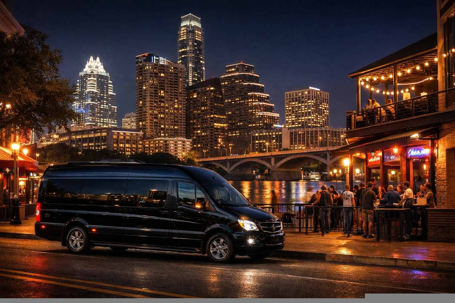 Do you service nightlife areas and downtown districts in Austin Texas for hourly charters