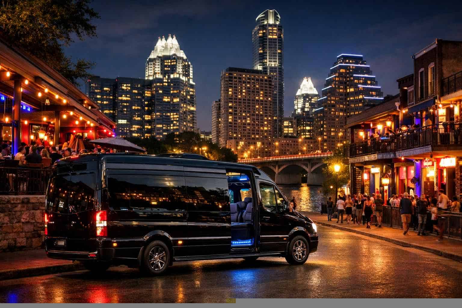 Do You Service Nightlife Areas And Downtown Districts In Austin Texas For Hourly Charters