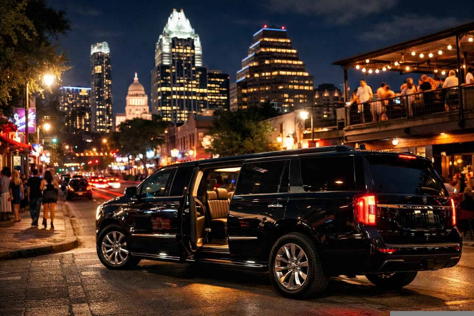 Do you service nightlife areas and downtown districts in Austin Texas for hourly charters?