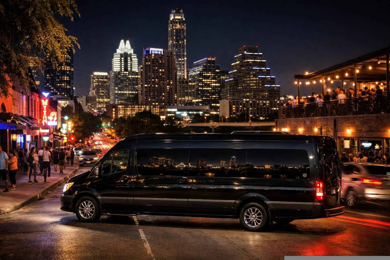 Do you service nightlife areas and downtown districts in Austin Texas for hourly charters