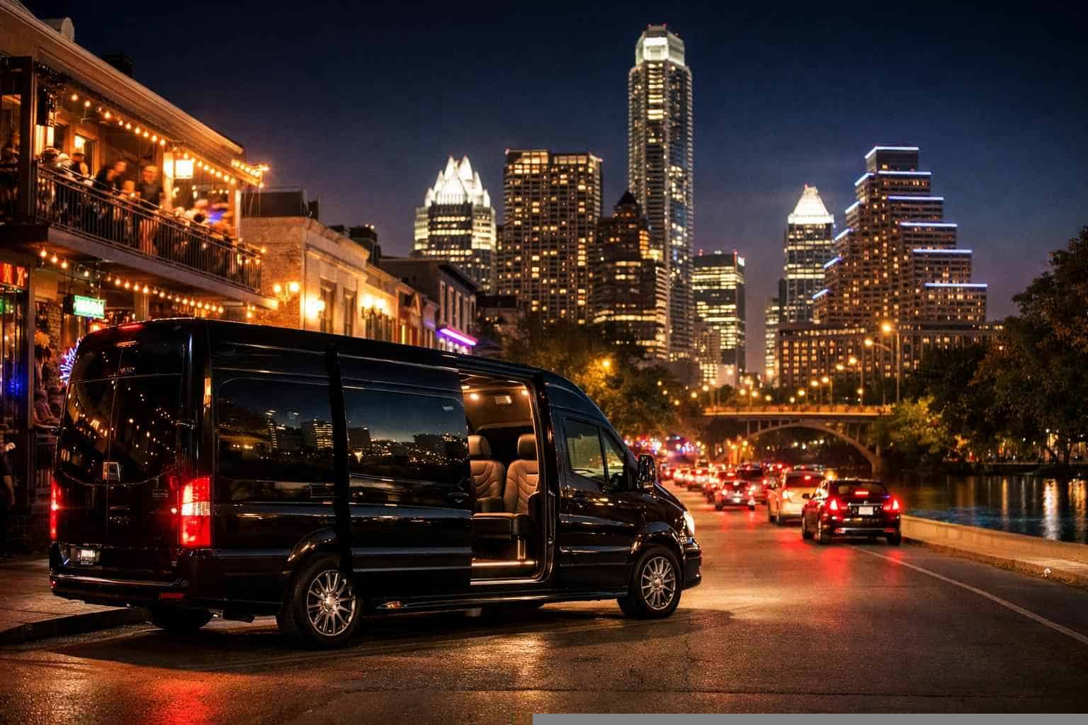 Do You Service Nightlife Areas And Downtown Districts In Austin Texas For Hourly Charters