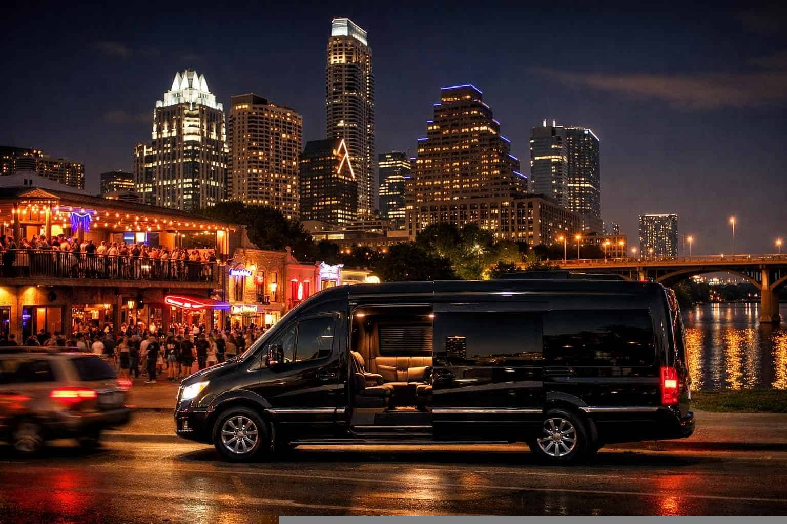 Do You Service Nightlife Areas And Downtown Districts In Austin Texas For Hourly Charters