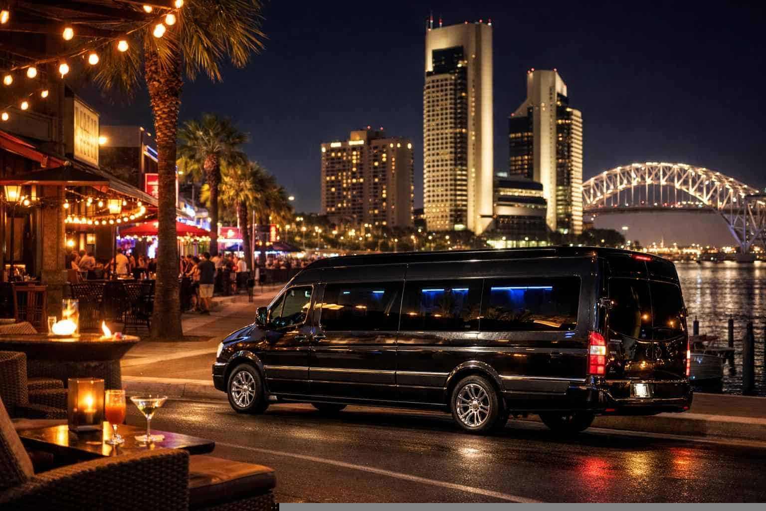 Do You Service Nightlife Areas And Downtown Districts In Corpus Christi Texas For Hourly Charters