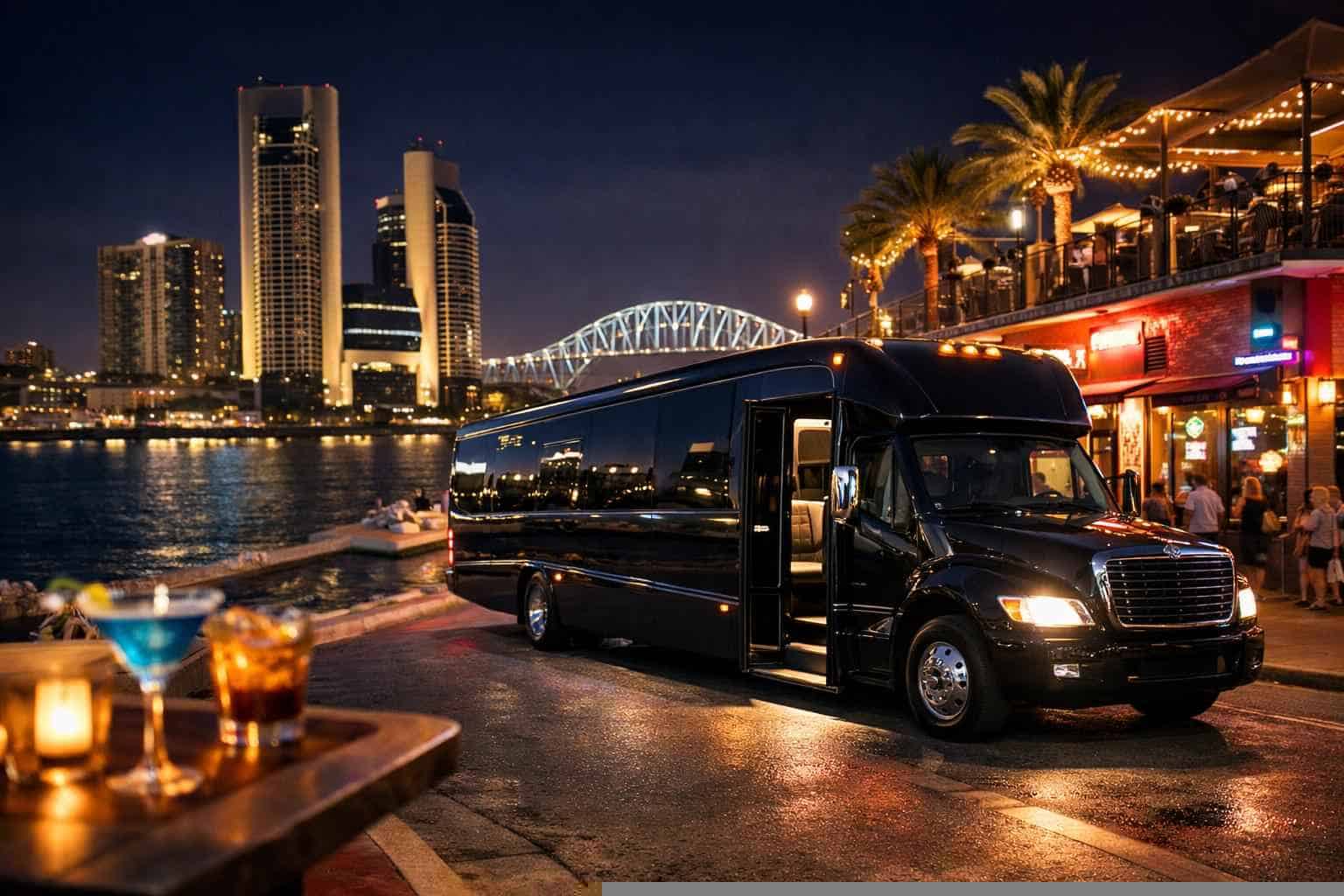 Do You Service Nightlife Areas And Downtown Districts In Corpus Christi Texas For Hourly Charters