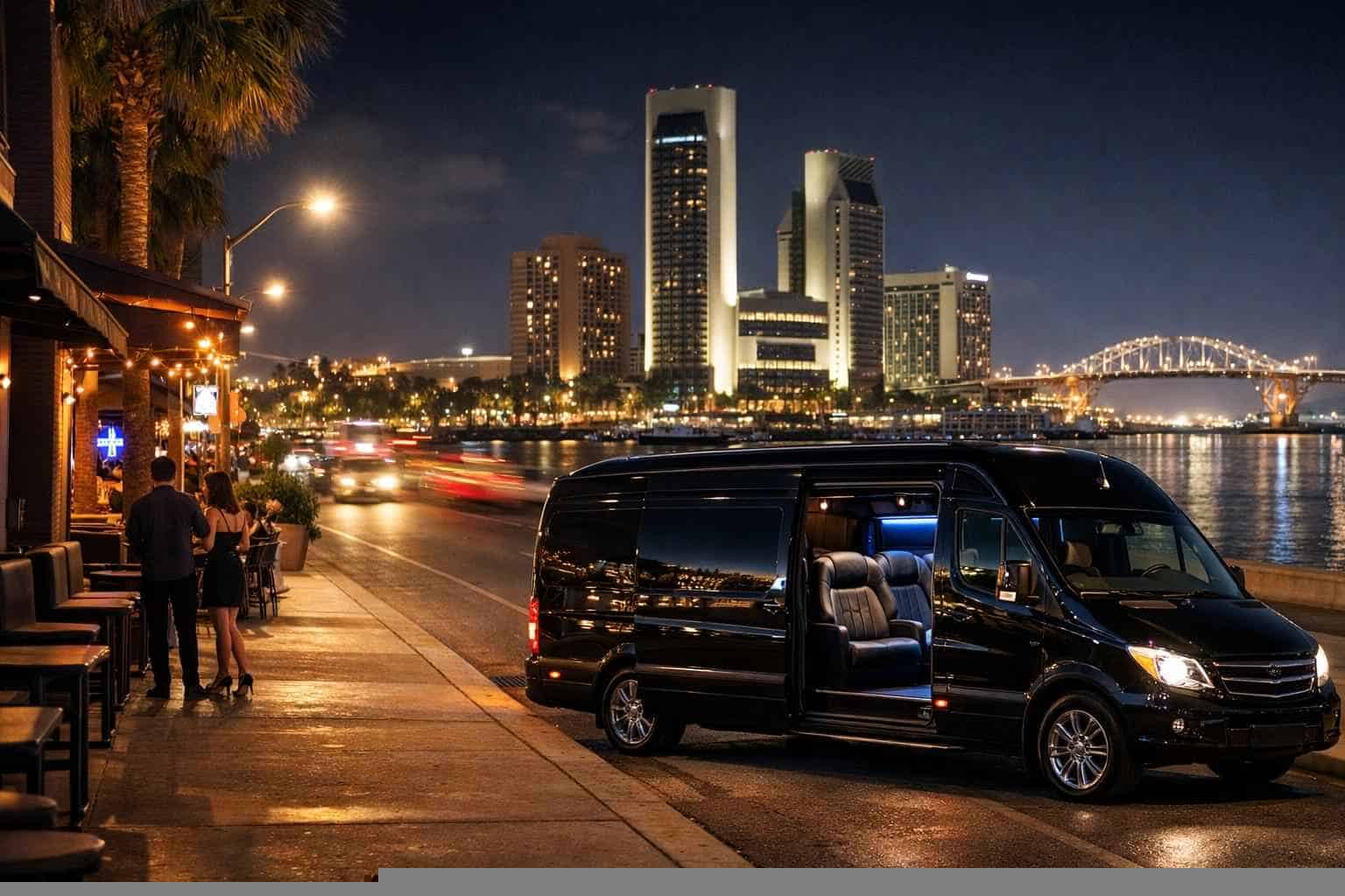 Do you service nightlife areas and downtown districts in Corpus Christi Texas for hourly charters