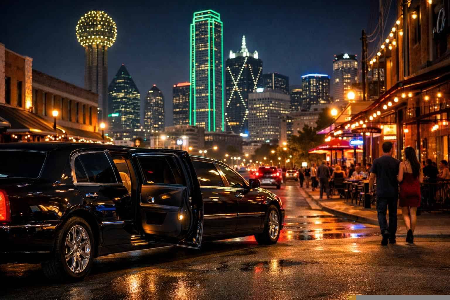Do you service nightlife areas and downtown districts in Dallas Texas for hourly charters